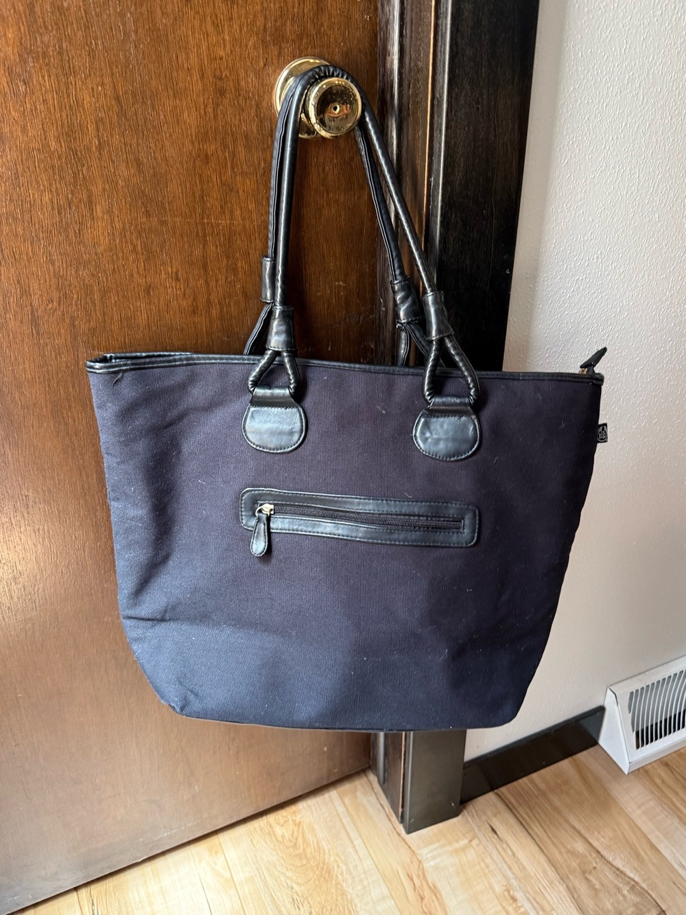 The Body Shop Canvas Tote Bag Black